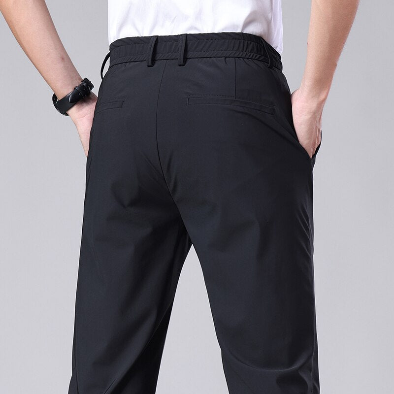 Pantalon Business Stretch avec Coupe Slim pour Homme | Idéal pour le Travail et les Réunions Professionnelles